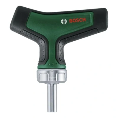 Immagine di Bosch cacciavite a cricchetto per bit impugnatura T (coppia elevata; 36 denti; coppia max. 46 Nm; portabit magn.; 1/4 poll.; imp. erg. Softgrip)