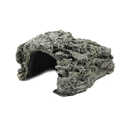 Immagine di TOPINCN Fish Hiding Cave Aquarium Atomico Non tossico Simulazione Tartaruga Rettile Crogiolarsi Nascondi Ornamento Decorazione Acquario(Piccolo)