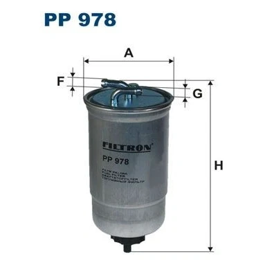 Immagine di FILTRON PP 978 Filtro Carburante per condotti/circuiti 8mm HONDA: Accord 7 Limousine, CIVIC Hatchback, Tourer