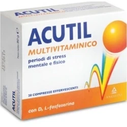 Immagine di Angelini Acutil Multivitaminico Integratore Alimentare 20 Compresse Effervescenti