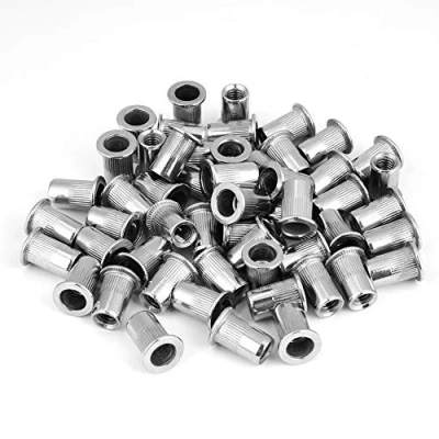 Immagine di Dado for rivetti 200 pezzi pz Inserto filettato M3, M4, M5, M6 Set di dadi ciechi in acciaio inossidabile 304