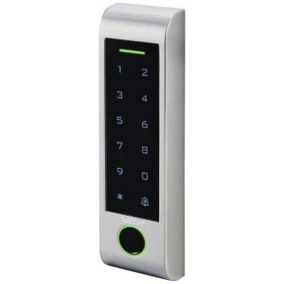 Immagine di Sygonix SY 6121662 Sistema daccesso RFID, impronte digitali montaggio superficiale 12 V/DC, 18 V/DC IP66 con tastiera illuminata, touchscreen