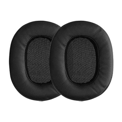 Immagine di kwmobile 2X Cuscinetto Cuffie Compatibile con Sony WH L600 Pad Cuscinetti Ricambio Over Ear Simil Pelle Nero