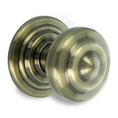 Immagine di Amig Pomello Porta Base in Acciaio Diametro Maniglia 70 mm Include Vite e Dado di Fissaggio Ideale per Porte d&#039;Ingresso Finitura: Pelle