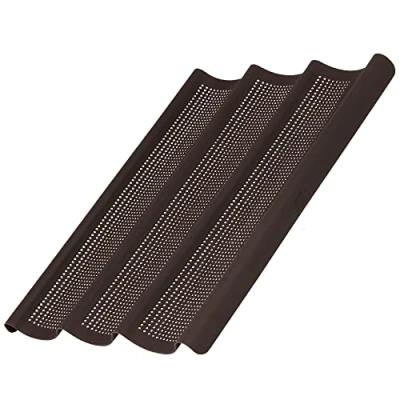 Immagine di Lurch 85085 Stampo a la Bacchetta FlexiForm per 3 Pezzi Silicone Marrone 20 x 15 10 cm