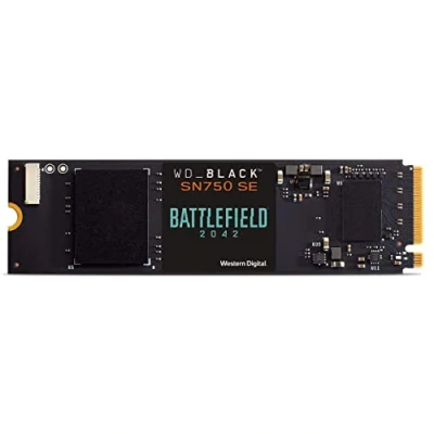 Immagine di WD_BLACK SN750 SE 500GB M.2 2280 PCIe Gen4 NVMe Gaming SSD Battlefield 2042 PC Game Code Bundle up to 3600 MB/s read speed