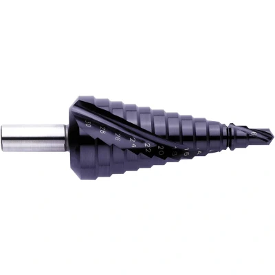 Immagine di Exact 796 / 07023 HSS Punta a gradini 6 30 mm TiAIN Lunghezza totale 98 Alberino 3 facce 1 pz.