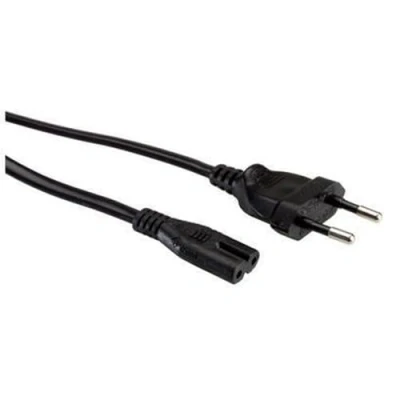 Immagine di Nilox IEC C7 F CEI 23 16/VII m, 1,8 m Cavo (1,8 connettore maschio/femmina, accoppiatore C7, CEE7/7, 250 V, colore: nero
