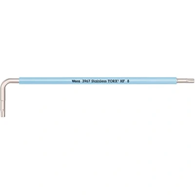 Immagine di Wera Multicolore, funzione di bloccaggio, lungo, ac. inox 3967 SXL HF TORX 8, azzurro artico