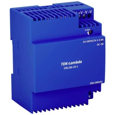 Immagine di TDK Lambda DRL100 24 1 Alimentatore per guida DIN V 3.67 A 100.8 W Contenuto pz.