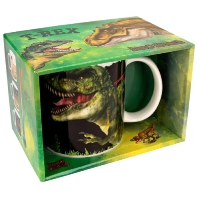 Immagine di Depesche 12613 Dino World New Magic Tazza con effetto termico e motivo di dinosauri, in porcellana, capacità circa 320 ml, Multicolore