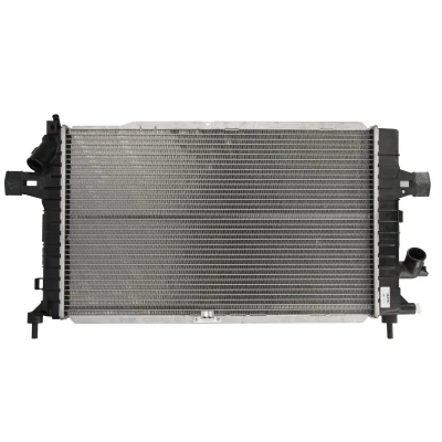 Immagine di NRF EASY FIT 53415 Radiatore motore Alluminio 599 368 26 con bussola in gomma Alette di raffreddamento saldate OPEL: Zafira B, Astra H Caravan