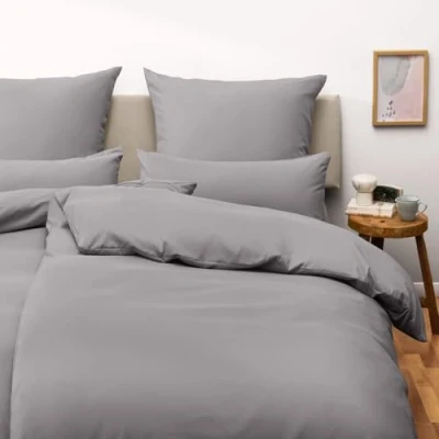 Immagine di Blumtal 90 Set di biancheria da letto E federa in microfibra (Coperta 140X200 Cuscino 40X80, Grigio)