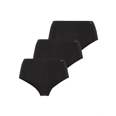 Immagine di SANS COMPLEXE Simplement Coton B, Confezione da 3 Pantaloncini Donna, Noir,