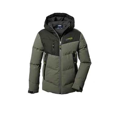 Immagine di killtec Bambini e ragazzi Giacca trapuntata/giacca invernale con cappuccio KOW 376 BYS QLTD JCKT, moos, 140, 42212 000