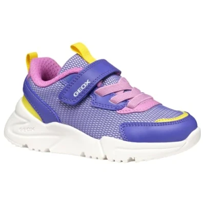 Immagine di Geox J Loftus Girl A, Scarpe da Ginnastica, Violet/Fluo Fuchsia, 31 EU