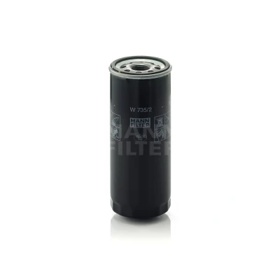 Immagine di MANN FILTER W 735/2 Filtro olio M 24 X 2 con una valvola blocco arretramento ad avvitamento AUDI: A6 C5 Avant, Sedan