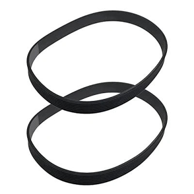 Immagine di EMSea 2 x 7PJ470 470 mm di circonferenza tosaerba Drive 16,3 larghezza in gomma sincrona chiusa cinghia distribuzione compatibile con QUALCAST RM37 M2EB1437M M2EB1537M M2EB1637M