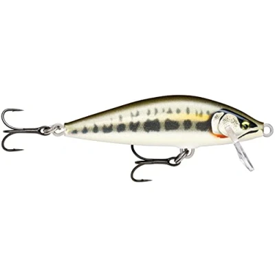 Immagine di Rapala Esca da Pesca Artificiale Spinning Countdown Elite in Balsa per Acqua Dolce Affondante Profondità di Nuoto 1,2m 7,5cm / 10g Prodotta Estonia Gilded Minnow