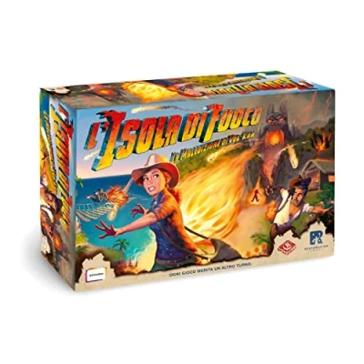 Immagine di Asmodee L&#039;Isola di Fuoco: La Maledizione Vul Kar Gioco da Tavolo, 2 4 Giocatori, 7+ Anni, Edizione in Italiano