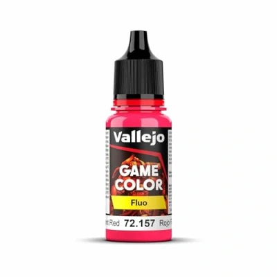 Immagine di Vallejo AV Game Color 18 ml Fluo Rosso fluorescente