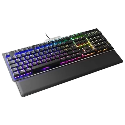 Immagine di EVGA Z15 RGB Gaming Keyboard, Backlit LED, Hot Swappable Mechanical Kailh Speed Silver Switches (Linear)