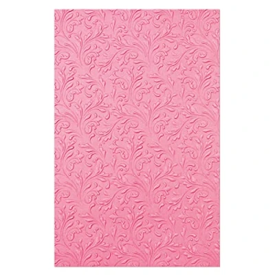 Immagine di Sizzix Embossing Folder Floral Scrolls, 3 D Textured Impressions Cartella per goffratura Pergamene floreali, 665751, Carta, One Size