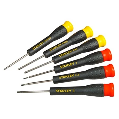 Immagine di STANLEY STHT0 62632 Cacciaviti di Precisione, 3 x Std Ph, Set 6 pz