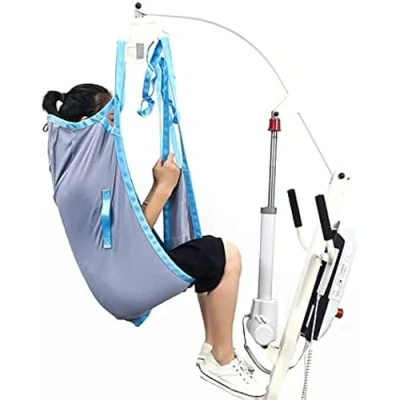 Immagine di Imbracatura per Sollevatore Disabili,Imbracatura Toilette E Sedia da Doccia,Imbracatura Standard Sollevapersone con Apertura Comoda Anziani,Disabili