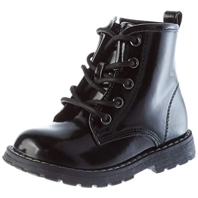 Immagine di Chicco, Polacchino Con Zip Laterale e Stringhe Bambine ragazze, Nero, 32 EU