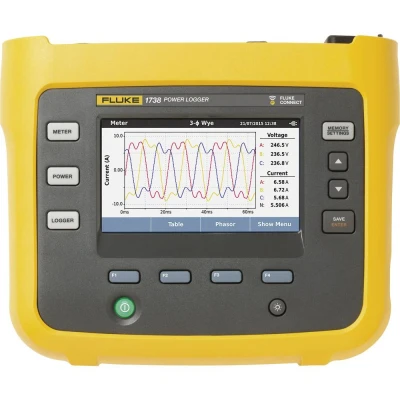 Immagine di Fluke 1738/EUS Analizzatore di rete 3 fasi con funzione logger, pinza