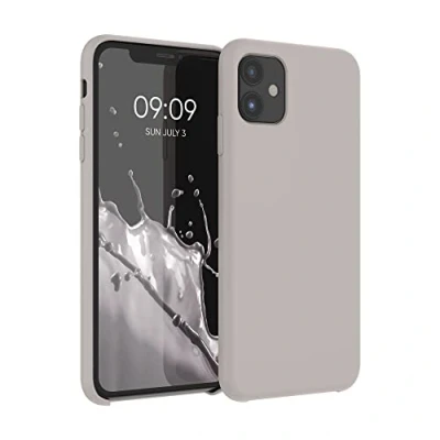 Immagine di kwmobile Custodia Compatibile con Apple iPhone 11 Cover Back Case per Smartphone in Silicone TPU Protezione Gommata marrone grigio