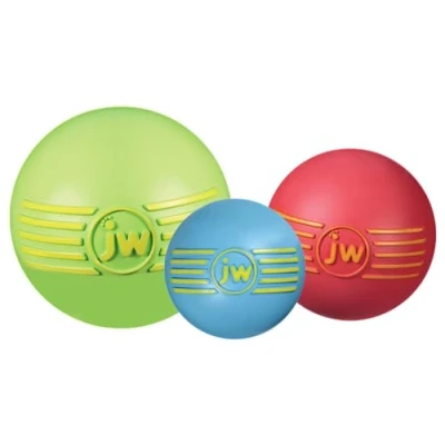 Immagine di JW Isqueak Ball Medium, Strillo Palla di Gomma Spessa per Cani, M