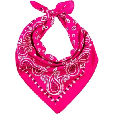 Immagine di HEVIBK Set Bandane Colorate Multicolori Fazzoletti Testa, Bandana Fazzoletto per Capelli Collo Polso Testa Cravatta, Multicolore Donna, Uomo, Bambini (Rosa)