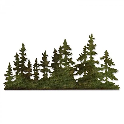Immagine di La linea Thinlits Die Tree di Tim Holtz