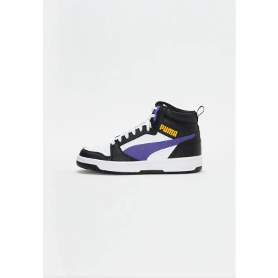 Immagine di PUMA Rebound V6 Mid JR, Scarpe da Ginnastica, White Team Violet Black, 38.5 EU