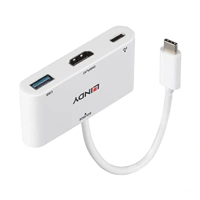 Immagine di LINDY CONVERTER USB 3.1C HDMI USBA + P.D.