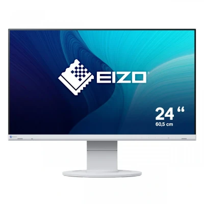 Immagine di EIZO EV2460 WT Monitor LED ERP B (A G) 60.5 cm (23.8 pollici) 1920 x 1080 Pixel 16:9 5 ms VGA, DVI, DisplayPort, HDMI ™, Cuffie (jack da 3,5 mm), USB B,