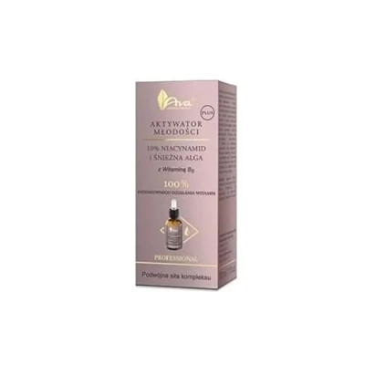 Immagine di AVA Laboratorium, Siero viso, Attivatore di Giovinezza Plus Alghe della Neve e Niacinamide 10% 30Ml (30 ml)