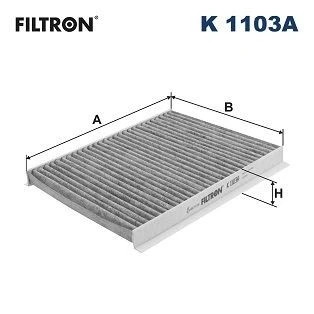 Immagine di FILTRON K 1103A Filtro abitacolo al carbone attivo 233 178 21 FIAT: BRAVO 2, Stilo Hatchback, Multi Wagon, LANCIA: DELTA 3
