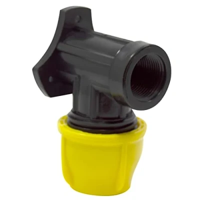 Immagine di &#039;S &amp; M Raccordo Gomito Rubinetto, 25 mm x 3/4, Colore: Nero/Giallo