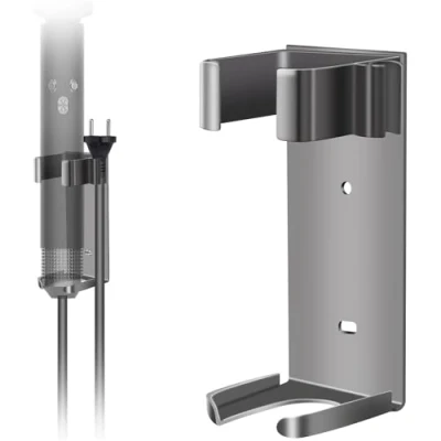 Immagine di supporto per Dyson Airwrap, da parete senza foro piastre, compatibile con vari cilindri di arricciacapelli, spazzole liscianti, piastre capelli
