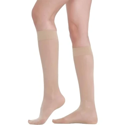 Immagine di BeOnTop Gambaletti compressione Graduata Donna 40 Denari 1e2Pz Calze 15 16 mmHg, a Comfort Support Line, by Gambetti Made in Italy