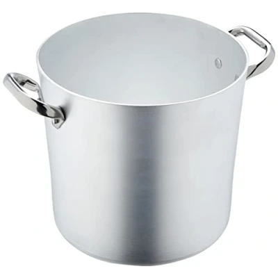 Immagine di Pentole Agnelli ALMA10322 Pentola Alta con Due Maniglie Inox, Argento, 22 cm, 1 Pezzo