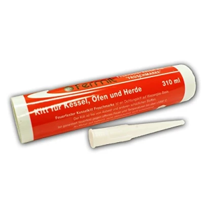 Immagine di Fermit Stucco refrattario marchio rana 310 ml, colla