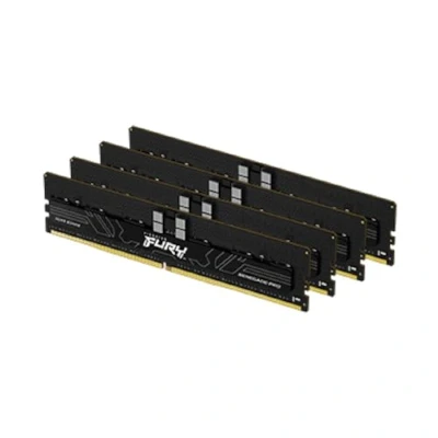 Immagine di Kingston FURY Renegade Pro EXPO 64GB 6000MT/s DDR5 ECC Reg CL32 DIMM (Kit da 4) Memoria Registered overcloccabili KF560R32RBEK4 64