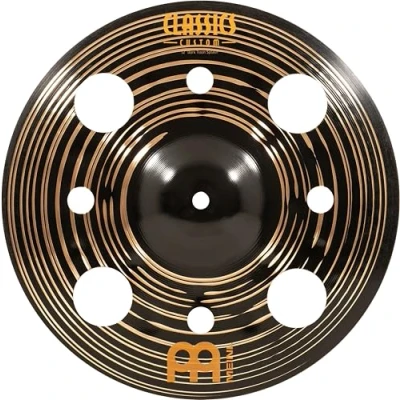 Immagine di Meinl Cymbals Classics Custom Dark Piatto Trash Splash 12 pollici (30,48cm) per Batteria Bronzo B12, Finitura Scura, Prodotto in Germania (CC12DATRS)