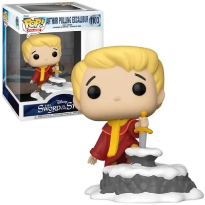 Immagine di Funko POP Disney The Sword In Stone 1103 Arthur Pulling Excalibur &quot;2021 Fall Convention&quot;
