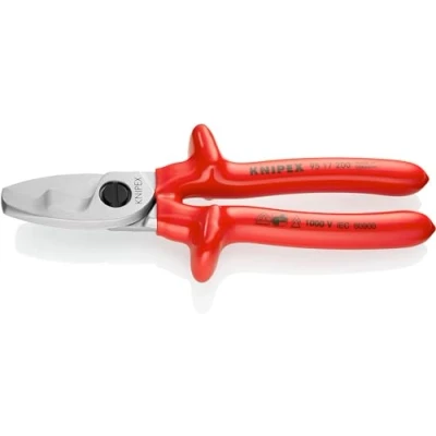 Immagine di KNIPEX 95 17 200 Forbici per Cavi Adatto (isolamento) in alluminio e rame, fili singoli multipli 20 mm 70 mm² 0