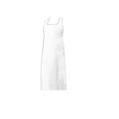 Immagine di KICKKICK® Grembiule Monouso con Pettorina 100 Pezzi HDPE Polietilene Grembiuli USA e Getta Impermeabili Bianco 122 * 70 cm Materiale Alta qualità Pratico Dispenser a Strappo